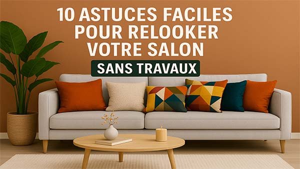10 astuces pour relooker votre salon