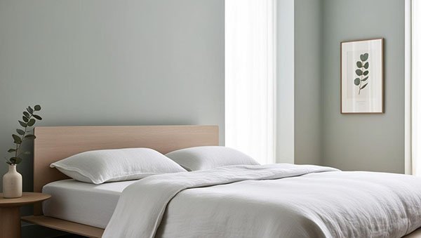 Une chambre de style minimaliste