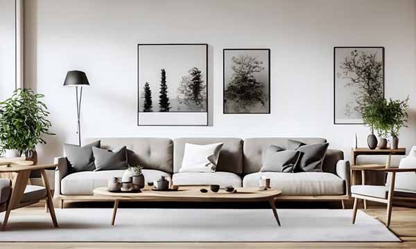 salon mobilier scandinave