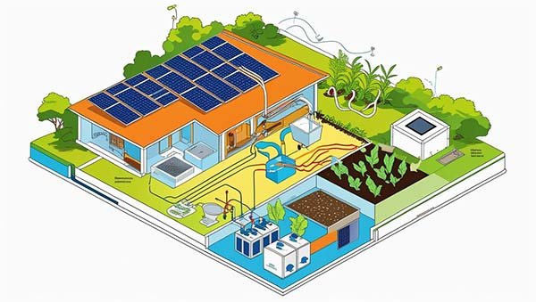 Système d'autonomie d'une maison autonome